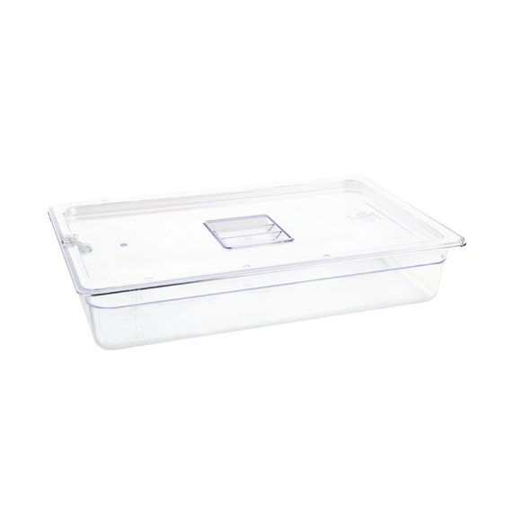 Vogue Polycarbonat GN-Behälter GN1/1 100mm 3 Vogue Polycarbonat GN-Behälter GN1/1 100mm