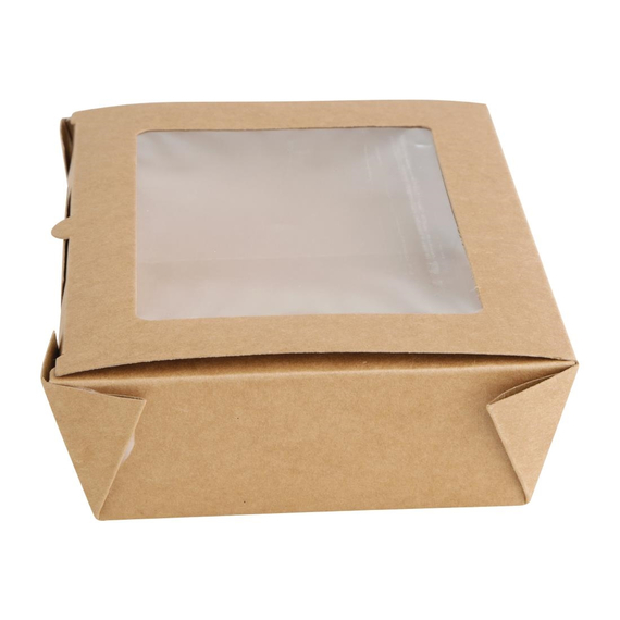 Fiesta Recycelbare Salatbox mit PET-Fenster 700ml (Packung mit 200 Stück) 3 Fiesta Recycelbare Salatbox mit PET-Fenster 700ml (Packung mit 200 Stück)
