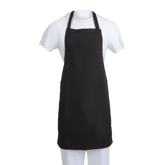 Whites Latzschürze schwarz 6 Whites Latzschürze schwarz