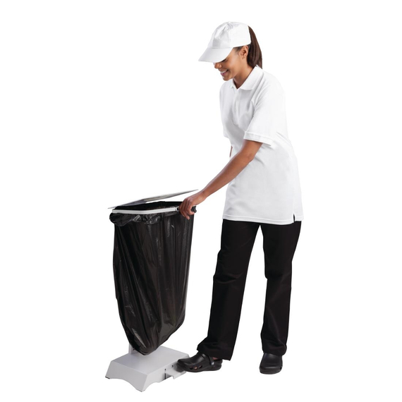 Jantex Abfallsackhalter weiß 4 Jantex Abfallsackhalter weiß