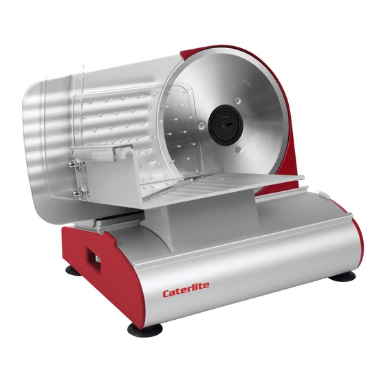 Caterlite Fleischschneidemaschine 19cm Caterlite Fleischschneidemaschine 19cm