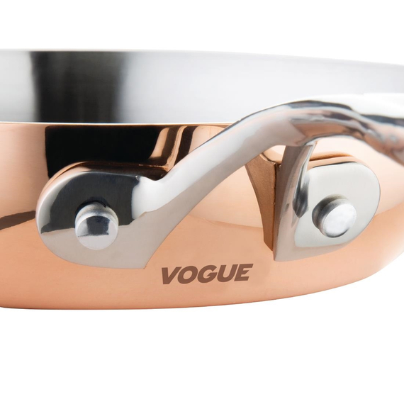 Vogue Tri-Wall Kupfer Bratpfanne Induktion 20cm 3 Vogue Tri-Wall Kupfer Bratpfanne Induktion 20cm