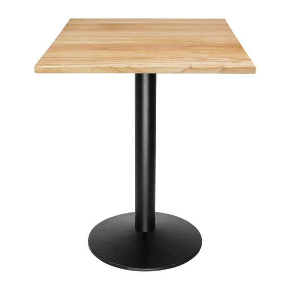 Bolero Vorgebohrte Quadratische Tischplatte Natur 700mm 4 Bolero Vorgebohrte Quadratische Tischplatte Natur 700mm