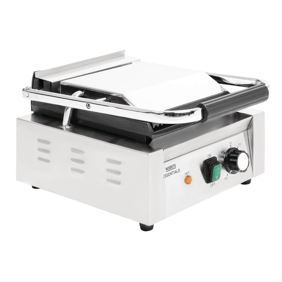Nisbets Essentials Kontaktgrill gerillte obere Platte 4 Nisbets Essentials Kontaktgrill gerillte obere Platte