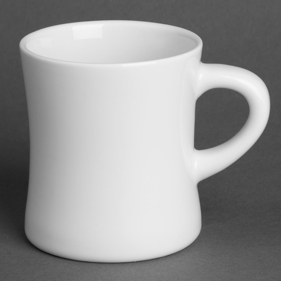 Olympia Whiteware Schmale Tasse 300ml (6 Stück) 6 Olympia Whiteware Schmale Tasse 300ml (6 Stück)