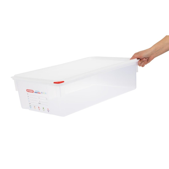 Araven Polypropylen 1/1 Gastronorm Lebensmittel-Aufbewahrungsbox 21L (4 Stück) 5 Araven Polypropylen 1/1 Gastronorm Lebensmittel-Aufbewahrungsbox 21L (4 Stück)