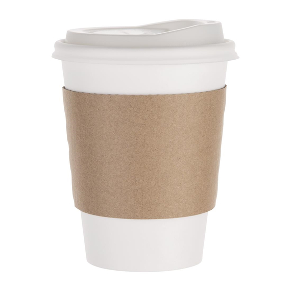 Gewellte Bechermanschetten für 35cl und 45,5cl Becher (1000 Stück) 8 Gewellte Bechermanschetten für 35cl und 45,5cl Becher (1000 Stück)