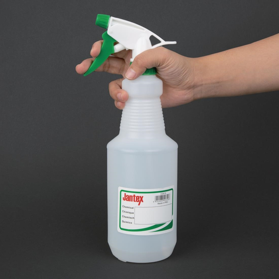 Jantex farbkodierte Sprühflasche grün 750ml 2 Jantex farbkodierte Sprühflasche grün 750ml
