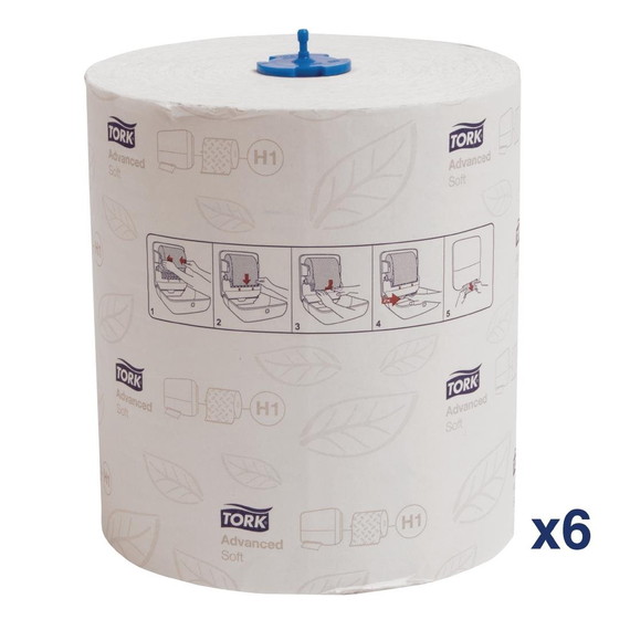 Tork Advanced Handtuchrollen 2-lagig 150m (6er Pack) (6 Stück) 1 Tork Advanced Handtuchrollen 2-lagig 150m (6er Pack) (6 Stück)