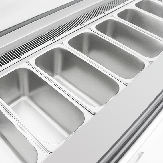 Polar U-Serie Eistruhentheke mit 6 Stück 5 Polar U-Serie Eistruhentheke mit 6 Stück