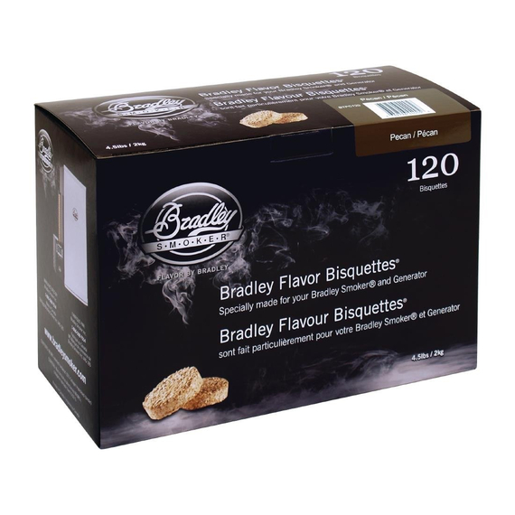 Bradley Food Smoker Pekannuss Aroma-Bisquette (120 Stück) Bradley Food Smoker Pekannuss Aroma-Bisquette (120 Stück)