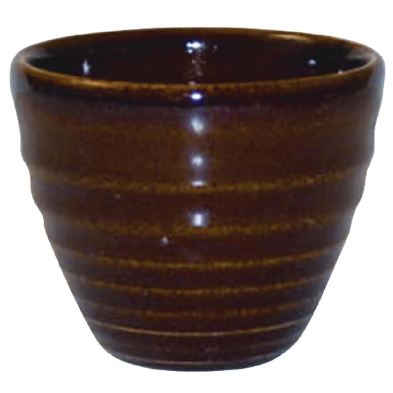 Churchill Bit on the Side, braune Ripple-Dip-Töpfe, 114 ml, (12 Stück) Churchill Bit on the Side, braune Ripple-Dip-Töpfe, 114 ml, (12 Stück)