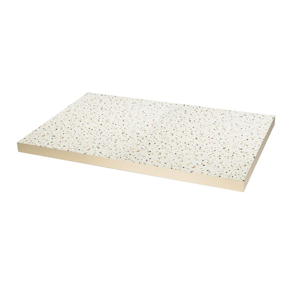 Rechteckige Tischplatte im Bolero-Terrazzo-Stil, 1100 x 700 mm Rechteckige Tischplatte im Bolero-Terrazzo-Stil, 1100 x 700 mm