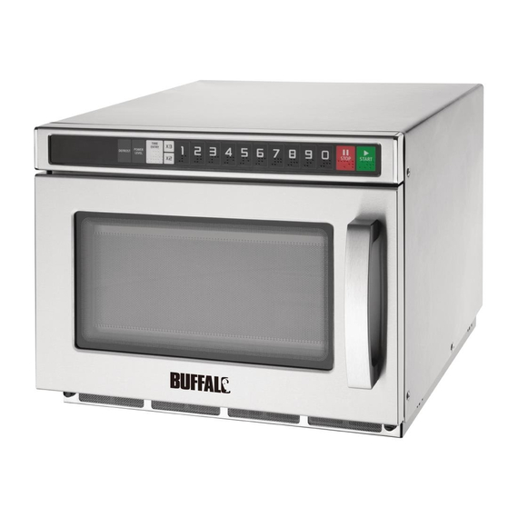 Buffalo professionelle kompakte Mikrowelle programmierbar 17L 1800W 1 Buffalo professionelle kompakte Mikrowelle programmierbar 17L 1800W