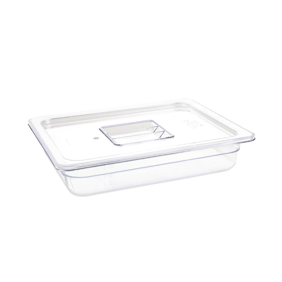 Vogue Polycarbonat GN-Behälter GN1/2 65mm 2 Vogue Polycarbonat GN-Behälter GN1/2 65mm