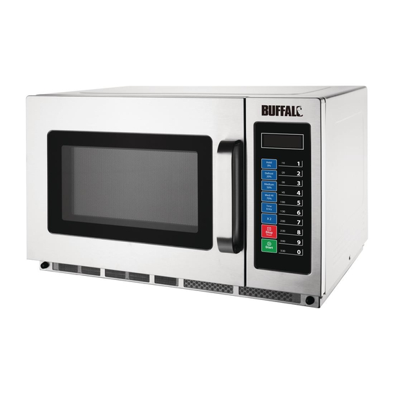 Buffalo professionelle Mikrowelle programmierbar 34L 1800W 1 Buffalo professionelle Mikrowelle programmierbar 34L 1800W