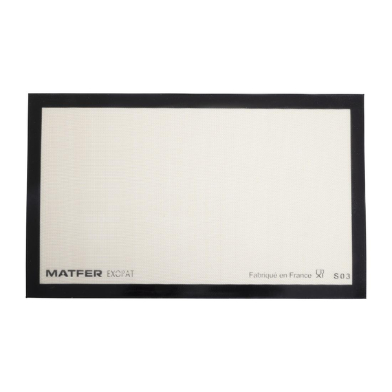 Matfer Bourgeat EXOPAT Anti-Rutsch Backmatte 53 x 33cm 1 Matfer Bourgeat EXOPAT Anti-Rutsch Backmatte 53 x 33cm