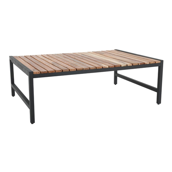 Niedriger Couchtisch Bolero aus Stahl und Akazie, 1200 x 800 mm 2 Niedriger Couchtisch Bolero aus Stahl und Akazie, 1200 x 800 mm