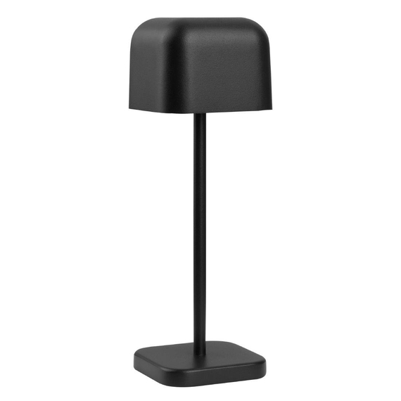Olympia Lucca Tischlampe quadratische Kuppel Schwarz 200mm Olympia Lucca Tischlampe quadratische Kuppel Schwarz 200mm