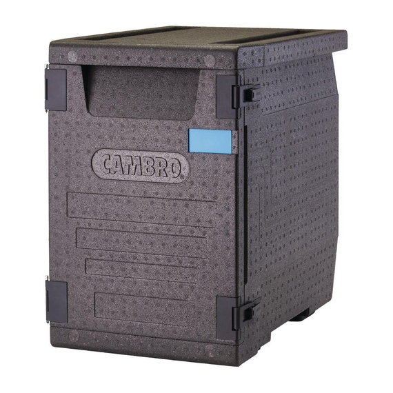 Cambro isolierter Frontlader Lebensmitteltransportbehälter 86L Cambro isolierter Frontlader Lebensmitteltransportbehälter 86L