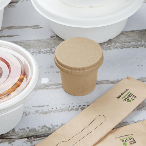 Fiesta Recyclable Portionstöpfe 80ml (1000 Stück) 4 Fiesta Recyclable Portionstöpfe 80ml (1000 Stück)