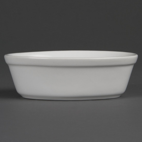 Olympia Whiteware ovale Auflaufformen 16,1cm (6 Stück) 5 Olympia Whiteware ovale Auflaufformen 16,1cm (6 Stück)