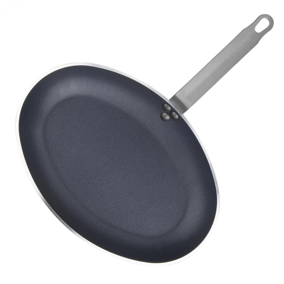 Vogue Aluminium Antihaft-Teflon-Platinum-Plus Oval-Bratpfanne 36cm Vogue Aluminium Antihaft-Teflon-Platinum-Plus Oval-Bratpfanne 36cm