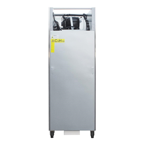 Polar Serie G Gefrierschrank Edelstahl mit 2 Türen 600L 5 Polar Serie G Gefrierschrank Edelstahl mit 2 Türen 600L