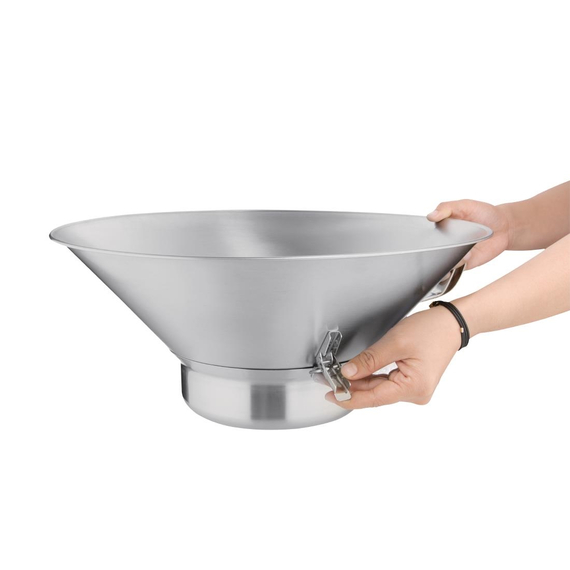 Vogue Abtropfsieb für Pommes Frites Edelstahl 41cm 4 Vogue Abtropfsieb für Pommes Frites Edelstahl 41cm