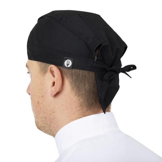 Chef Works Headwrap Schwarz 6 Chef Works Headwrap Schwarz