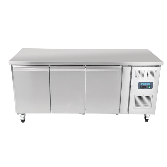 Polar U-Serie Kühltisch mit drei Türen 417Ltr 1 Polar U-Serie Kühltisch mit drei Türen 417Ltr