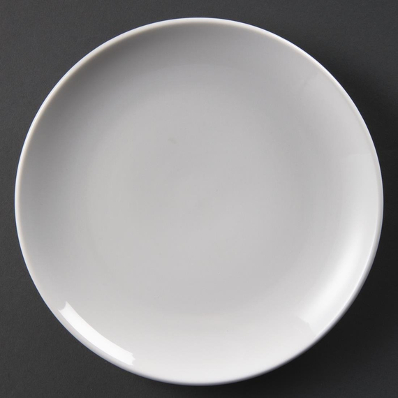 Olympia Whiteware runde Coupeteller 23cm (12 Stück) 1 Olympia Whiteware runde Coupeteller 23cm (12 Stück)