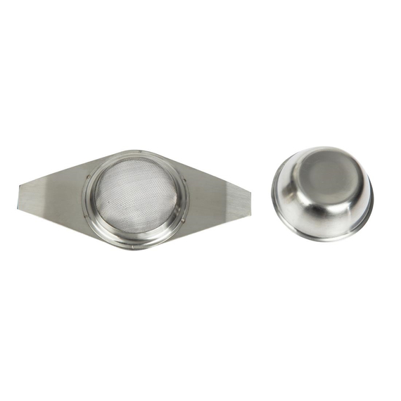 Teesieb und -halter 2 Teesieb und -halter