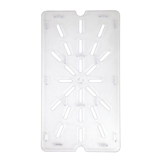 Vogue GN1/1 Abtropfrost Polycarbonat 1 Vogue GN1/1 Abtropfrost Polycarbonat