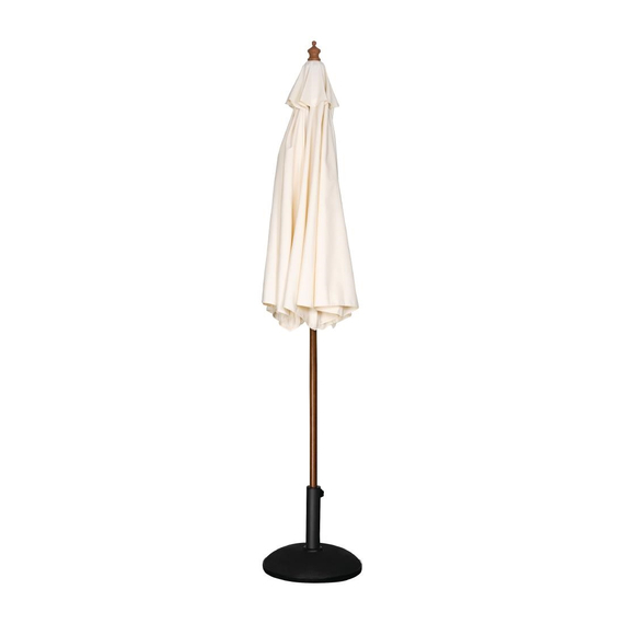 Bolero runder Sonnenschirm creme 2,5m 1 Bolero runder Sonnenschirm creme 2,5m