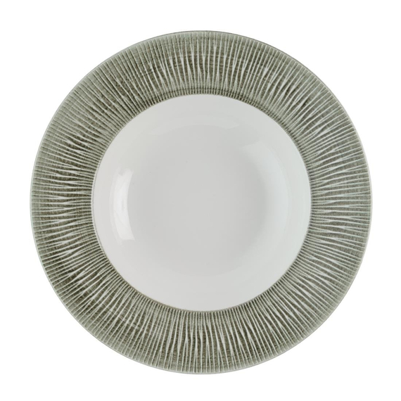 Churchill Bambus-Keramik-Spinwash-Alpine-Schüsseln mit breitem Rand, 280 mm (12 Stück) 1 Churchill Bambus-Keramik-Spinwash-Alpine-Schüsseln mit breitem Rand, 280 mm (12 Stück)