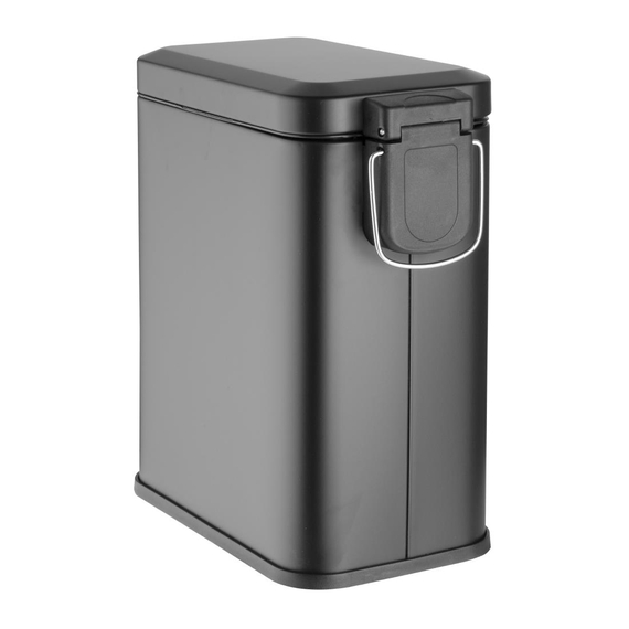 Jantex Schmaler Waschraum Mülleimer Schwarz 5Ltr 3 Jantex Schmaler Waschraum Mülleimer Schwarz 5Ltr
