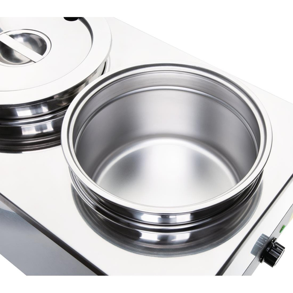 Buffalo Bain-Marie mit 2x 5.2L Schalen 2 Buffalo Bain-Marie mit 2x 5.2L Schalen