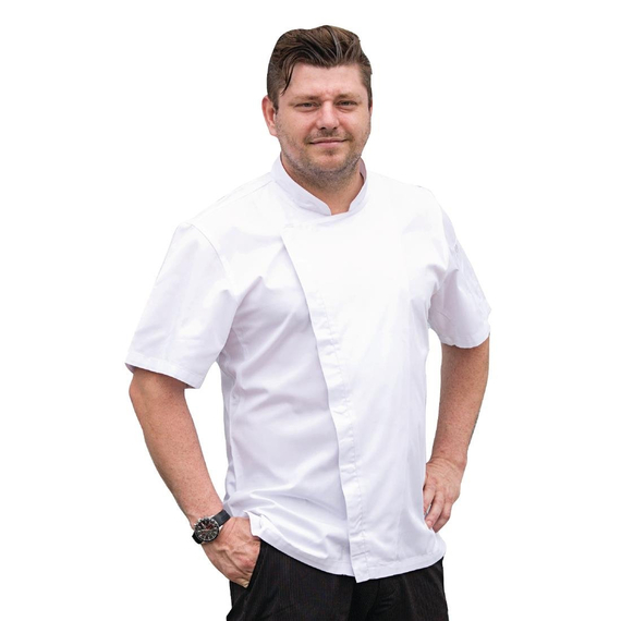 Kochjacke mit kurzen Ärmeln Chef Works Cannes XXL 8 Kochjacke mit kurzen Ärmeln Chef Works Cannes XXL