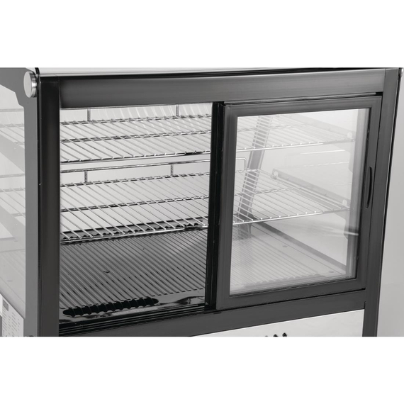 Polar G-Serie Energieeffizienter Tischplatten-Kühlvitrine Schwarz 160Ltr 1 Polar G-Serie Energieeffizienter Tischplatten-Kühlvitrine Schwarz 160Ltr