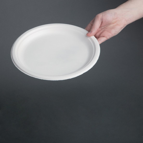 Fiesta Compostable kompostierbare Zuckerrohrteller 26cm (50 Stück) 6 Fiesta Compostable kompostierbare Zuckerrohrteller 26cm (50 Stück)
