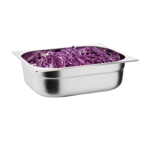 Vogue GN-Behälter Edelstahl 10cm GN1/2 7 Vogue GN-Behälter Edelstahl 10cm GN1/2