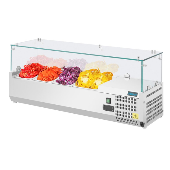 Polar Serie G Aufsatzkühlvitrine für 3x GN1/3 + 1x GN1/2 3 Polar Serie G Aufsatzkühlvitrine für 3x GN1/3 + 1x GN1/2