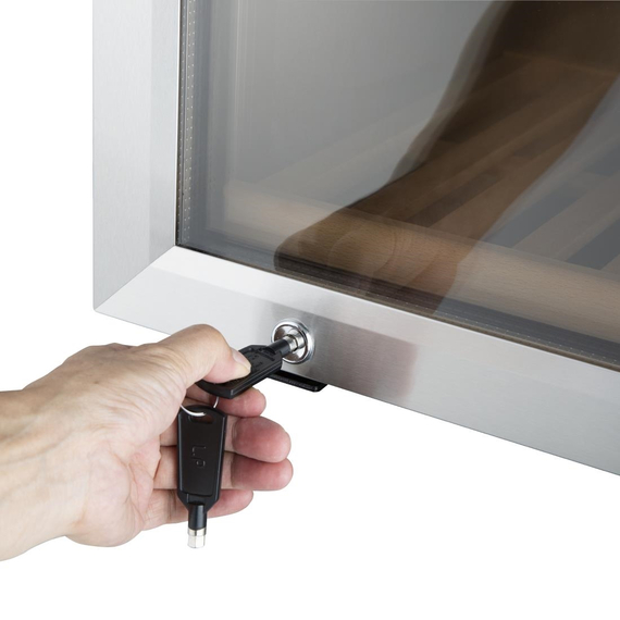 Polar G-Serie Einzonen-Weinkühlschrank Edelstahl 187 Flaschen 6 Polar G-Serie Einzonen-Weinkühlschrank Edelstahl 187 Flaschen