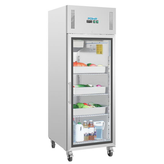Polar Serie G Gastro Kühlvitrine 1-türig 600L 4 Polar Serie G Gastro Kühlvitrine 1-türig 600L