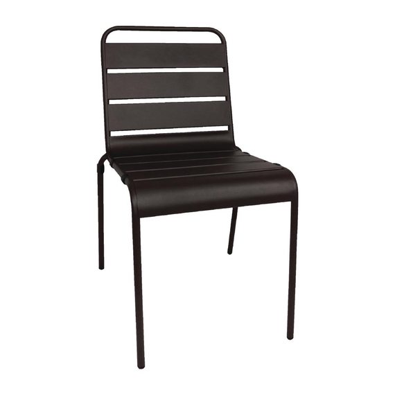 Bolero Bistrostühle Stahl schwarz (4 Stück) 1 Bolero Bistrostühle Stahl schwarz (4 Stück)
