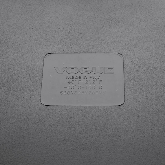 Vogue GN-Behälter GN1/1 schwarz 200mm 5 Vogue GN-Behälter GN1/1 schwarz 200mm