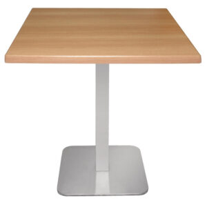 Bolero quadratischer Tischfuß Edelstahl 68cm hoch