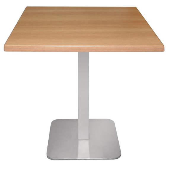 Bolero quadratischer Tischfuß Edelstahl 68cm hoch Bolero quadratischer Tischfuß Edelstahl 68cm hoch
