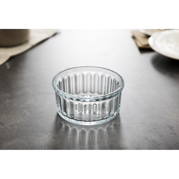 Pyrex Glas Auflaufförmchen 9,7cm 7 Pyrex Glas Auflaufförmchen 9,7cm